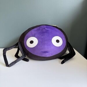 Creepy ‎ Purple Spider Plush Toy/Pillow Halloween, Web, Witch, Charlotte T66